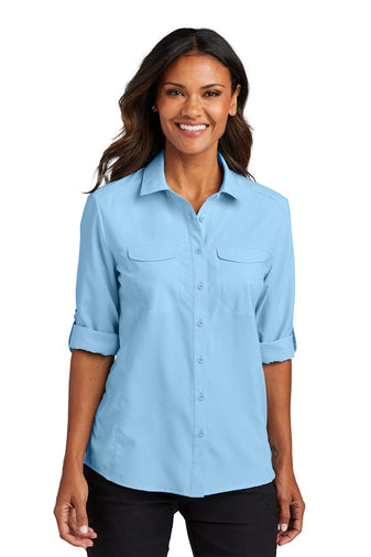 Port Authority® Ladies Long Sleeve UV Daybreak Shirt