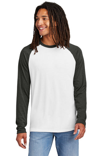 Allmade® Unisex Tri-Blend Long Sleeve Colorblock Raglan