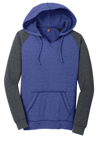 Trophy Club - District ® Women’s Lightweight Fleece Raglan Hoodie Brand - Bobcats Graphic