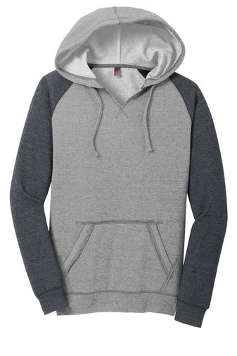 Trophy Club - District ® Women’s Lightweight Fleece Raglan Hoodie Brand - Bobcats Graphic