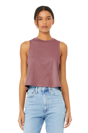 BELLA+CANVAS ® Women’s Racerback Cropped Tank