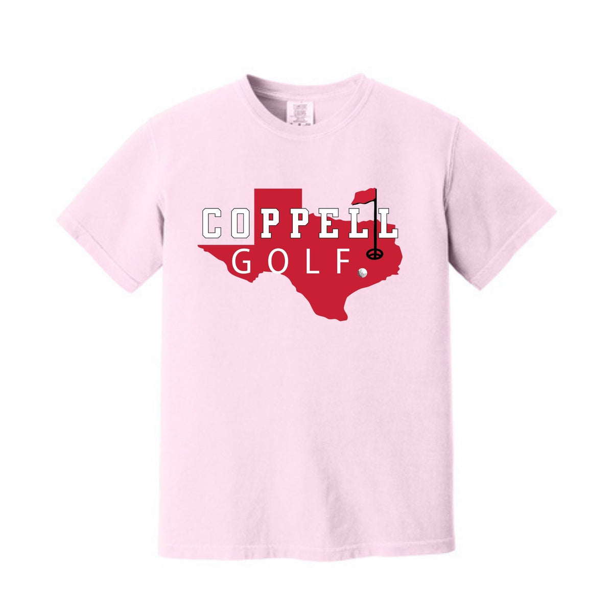 Comfort Colors® Heavyweight Ring Spun Tee - Coppell Golf Short Sleeved