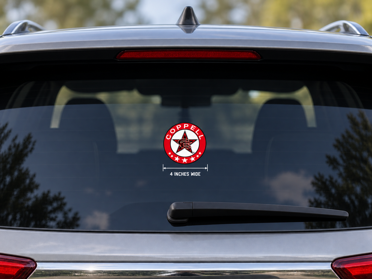 Cowgirls Soccer Car Decal