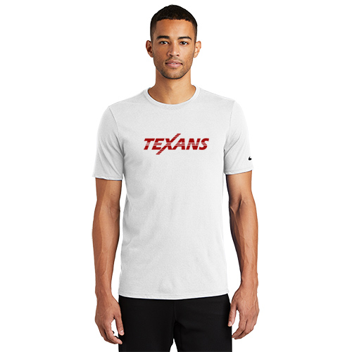 Dallas Texans - Nike Dri-FIT Cotton/Poly Tee with Texans Graphic