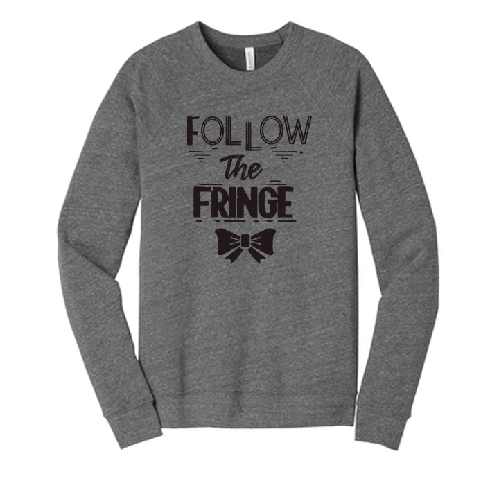BELLA+CANVAS ® Unisex Sponge Fleece Raglan Sweatshirt -Bow Design
