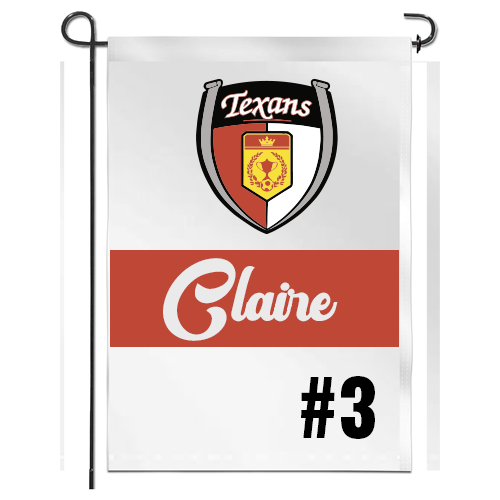 Dallas Texans - Custom Garden Flag with Pole