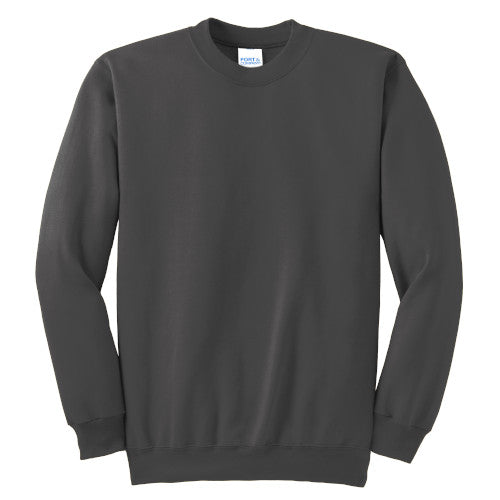 Dallas Texans - Port & Company® Essential Fleece Crewneck Sweatshirt - stacked logo