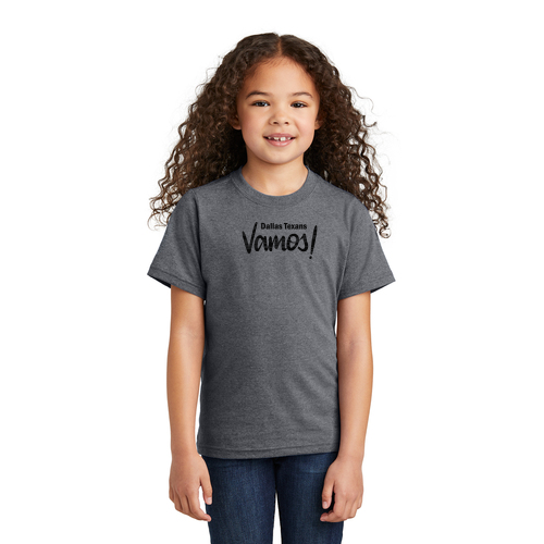 Dallas Texans - Port & Company Youth Tri Blend Tee with Vamos logo