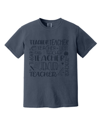 Teacher's Collage - BELLA+CANVAS ® Women’s Triblend Short Sleeve Tee