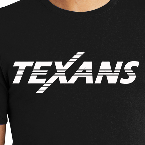 Dallas Texans - Nike Dri-FIT Cotton/Poly Tee with Texans Graphic
