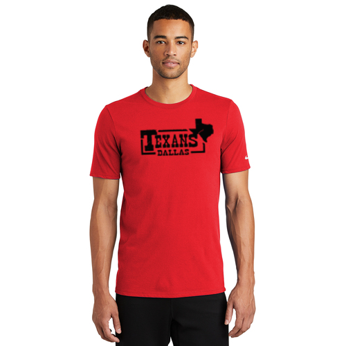Dallas Texans - Nike Dri-FIT Cotton/Poly Tee with Texans Branded Logo