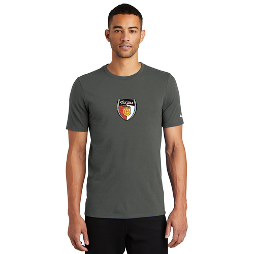 Dallas Texans - Nike Dri-FIT Cotton/Poly Tee with Vintage Style Texans Crest Logo