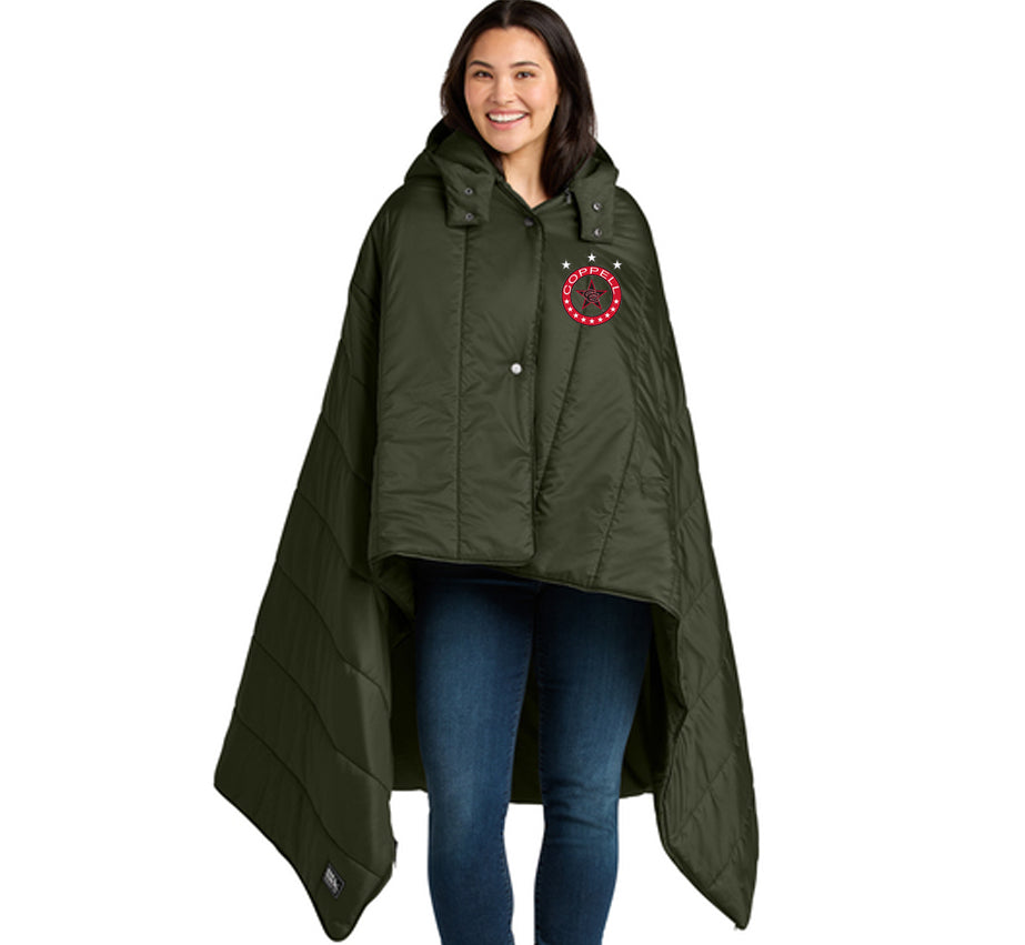 NEW! Eddie Bauer® Puffy Camp Poncho - Cowboys Soccer