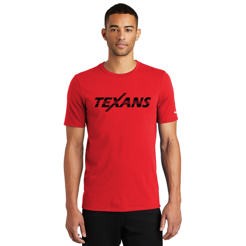 Dallas Texans - Nike Dri-FIT Cotton/Poly Tee with Texans Graphic