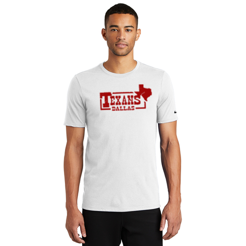 Dallas Texans - Nike Dri-FIT Cotton/Poly Tee with Texans Branded Logo