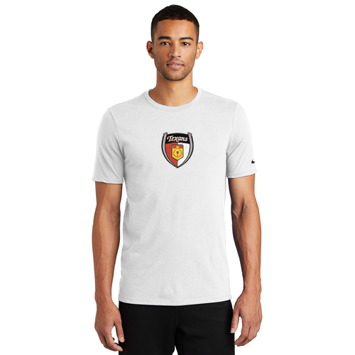 Dallas Texans - Nike Dri-FIT Cotton/Poly Tee with Vintage Style Texans Crest Logo