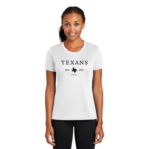 Dallas Texans Port & Company® Ladies Performance with Texans State graphic