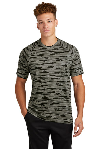 Sport-Tek® Drift Camo Colorblock Short Sleeve Tee