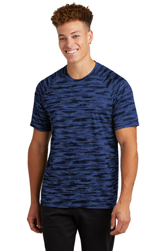 Sport-Tek® Drift Camo Colorblock Short Sleeve Tee