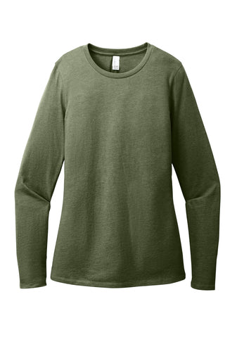 District® Women’s Perfect Blend® CVC Long Sleeve Tee