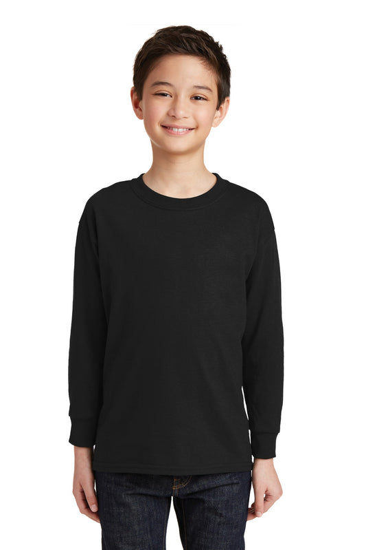 DESIGN CENTER - Gildan® Youth Heavy Cotton™ 100% Unisex Cotton Long Sleeve T-Shirt. 5400B