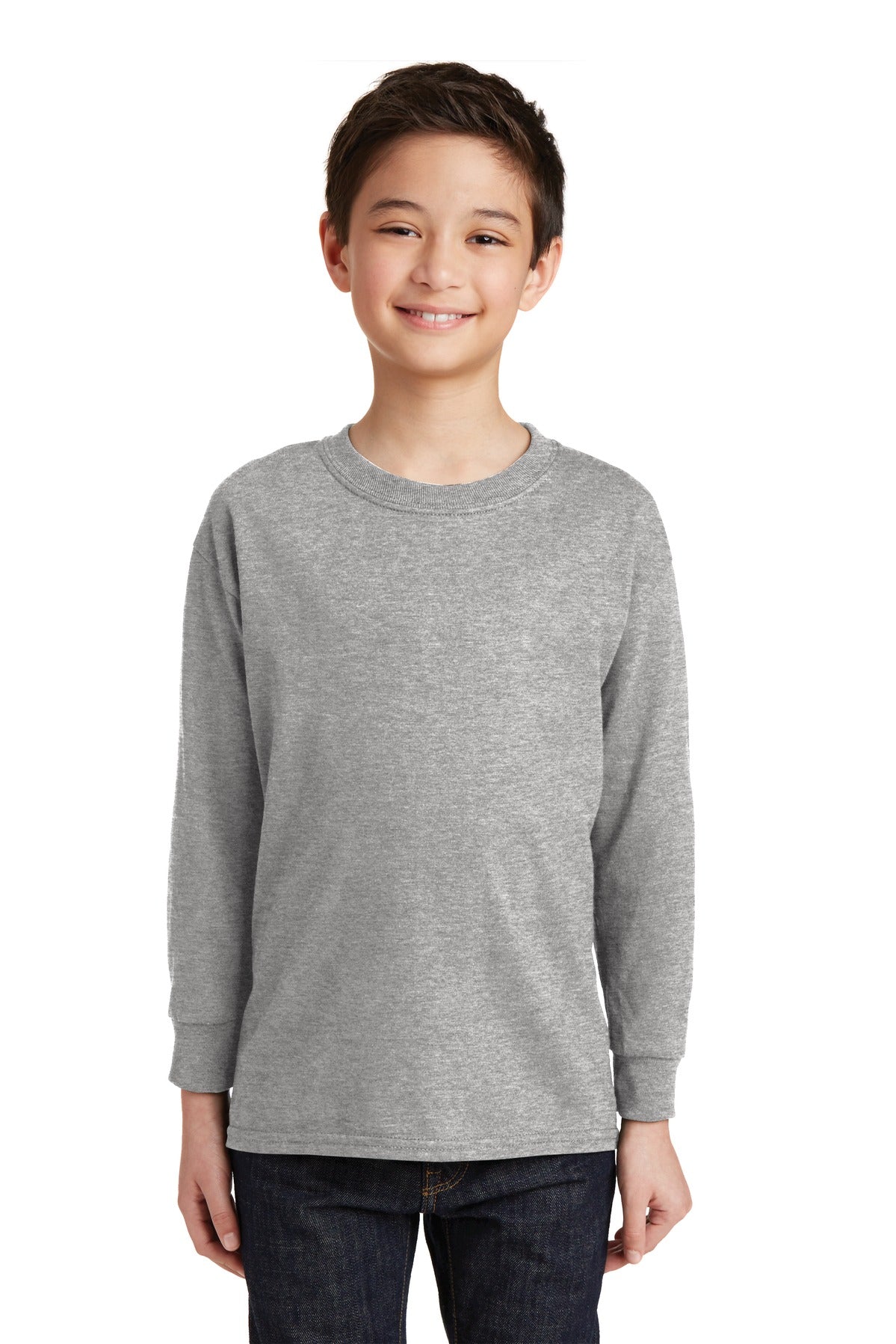 DESIGN CENTER - Gildan® Youth Heavy Cotton™ 100% Unisex Cotton Long Sleeve T-Shirt. 5400B