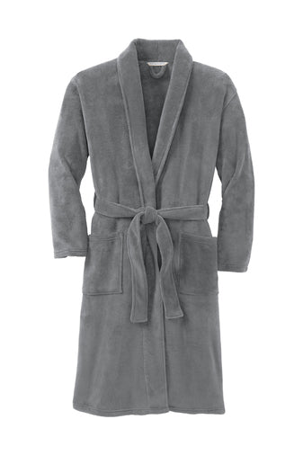 Plush Microfleece Shawl Collar Robe