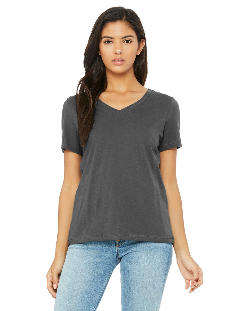 Bella + Canvas Ladies' Relaxed Jersey V-Neck T-Shirt