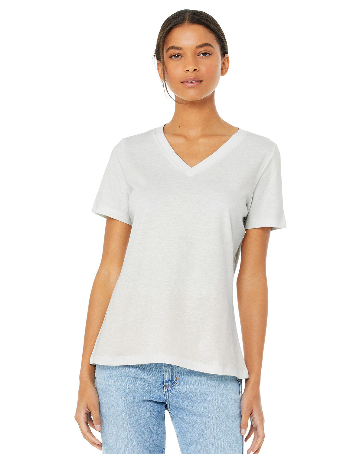 Bella + Canvas Ladies' Relaxed Jersey V-Neck T-Shirt