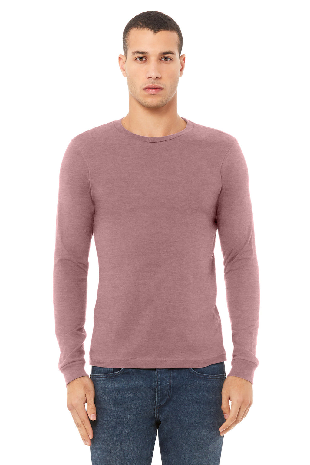 DESIGN CENTER - BELLA+CANVAS® Unisex Heather CVC Long Sleeve Tee BC3501CVC