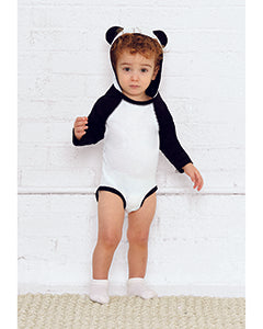 Rabbit Skins Infant Long Sleeve Fine Jersey Bodysuit with Ears