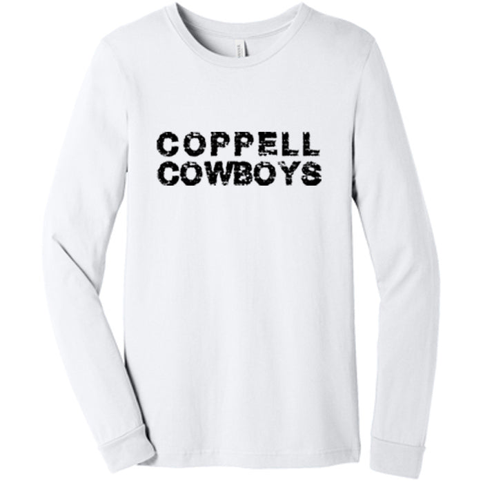 BELLA+CANVAS ® Unisex Jersey Long Sleeve Tee - Distressed Coppell Cowboys