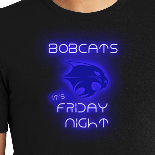Trophy Club Bobcats - District ® Perfect Weight ® Tee with Friday Night Lights Graphic