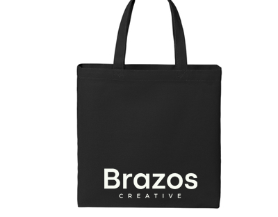 Brazos Logo - Port Authority® Cotton Canvas Shopper Tote