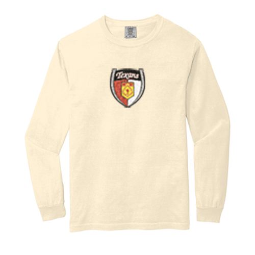 Dallas Texans - Comfort Colors ® Heavyweight Ring Spun Long Sleeve Tee with Vintage Crest Grapic