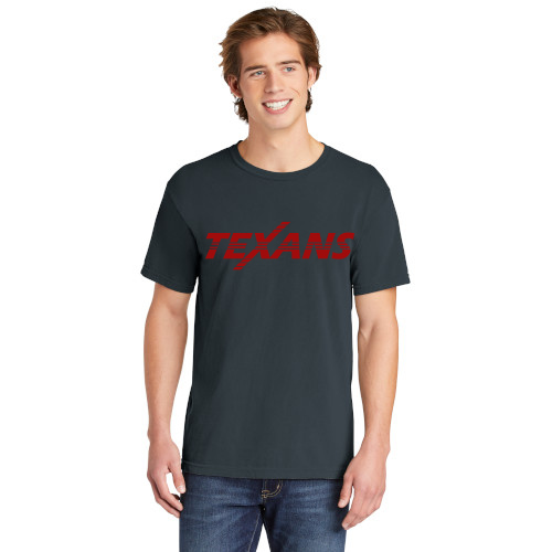 Dallas Texans - Comfort  Colors ® Heavyweight Ring Spun Tee - Dallas Texans with Texans extended graphic