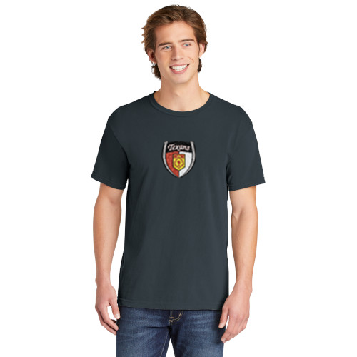 Dallas Texans - Comfort Colors ® Heavyweight Ring Spun Tee - Dallas Texans with Vintage Texans Crest