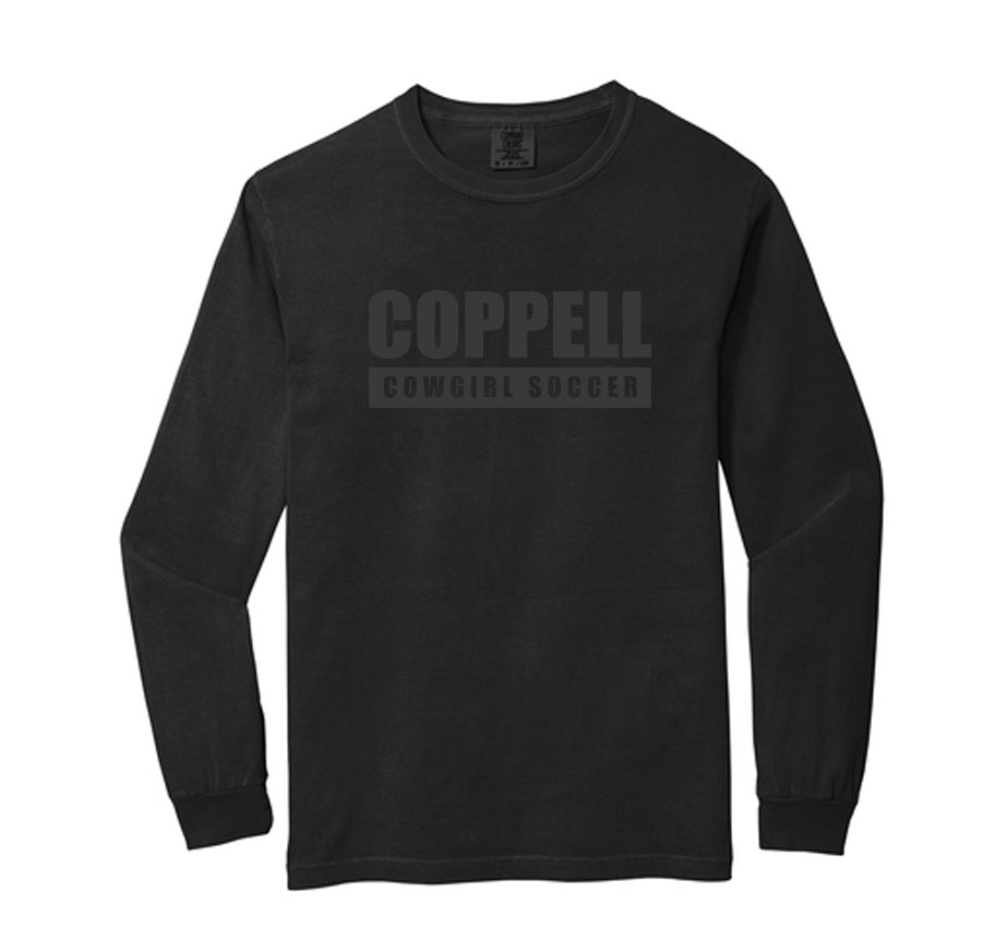 Blackout Cowgirls Comfort Color Long Sleeve