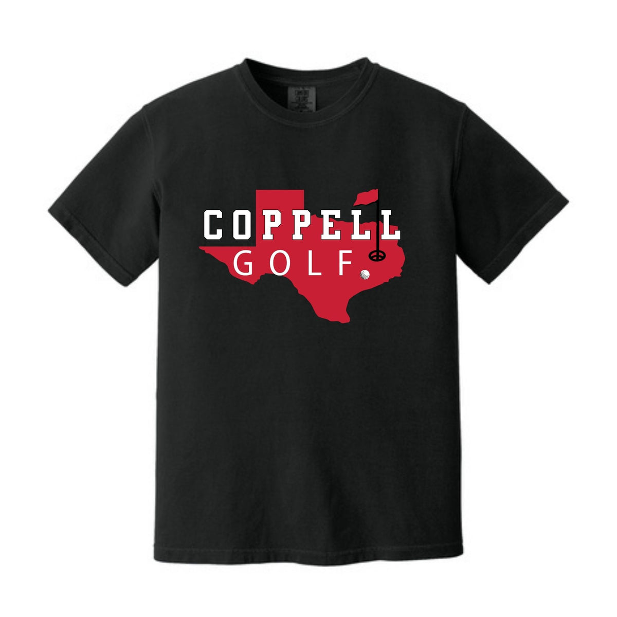 Comfort Colors® Heavyweight Ring Spun Tee - Coppell Golf Short Sleeved
