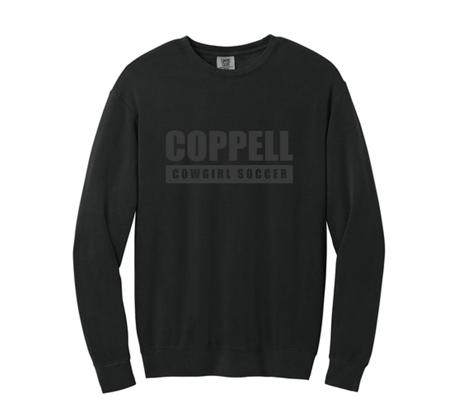 Blackout Cowgirls Comfort Color Lightweight Crewneck