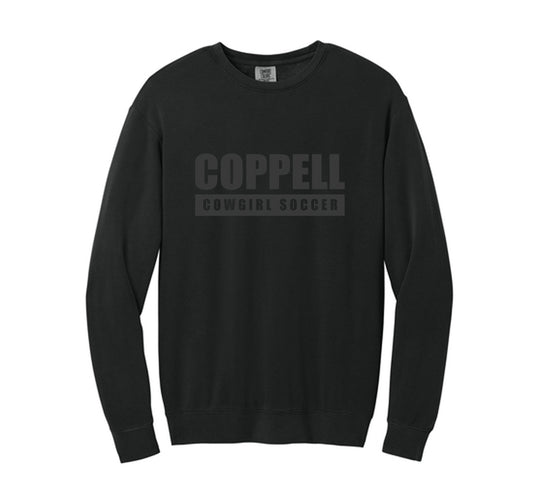 Blackout Cowgirls Comfort Color Lightweight Crewneck