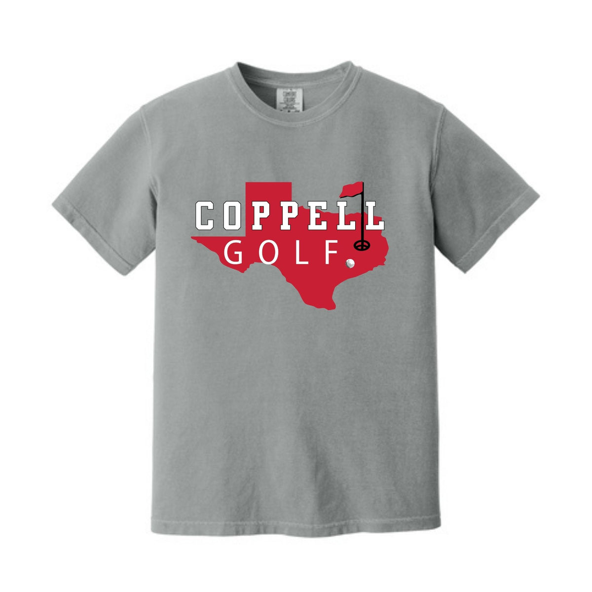 Comfort Colors® Heavyweight Ring Spun Tee - Coppell Golf Short Sleeved