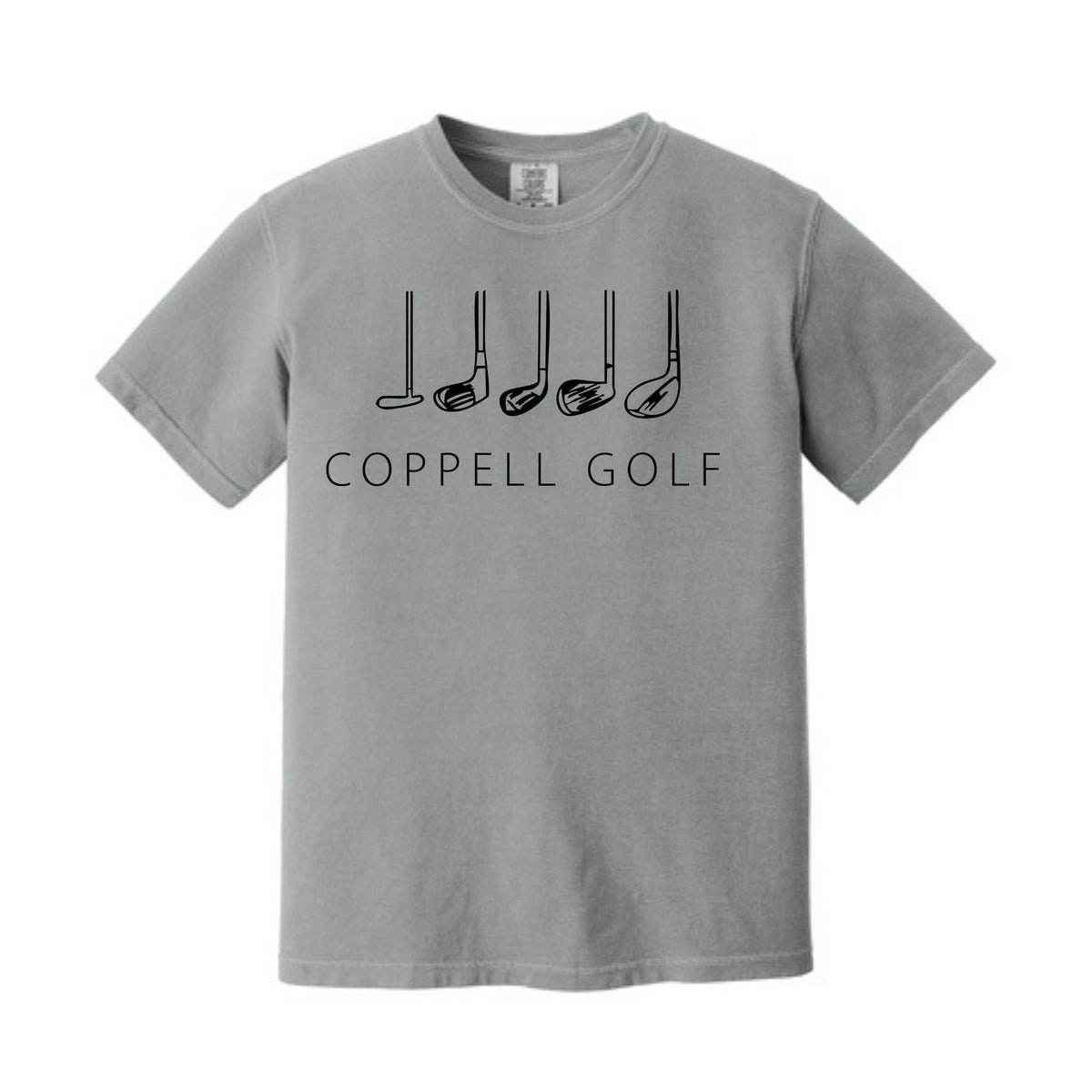 Comfort Colors® Heavyweight Ring Spun Tee - Golf Clubs Short Sleeved
