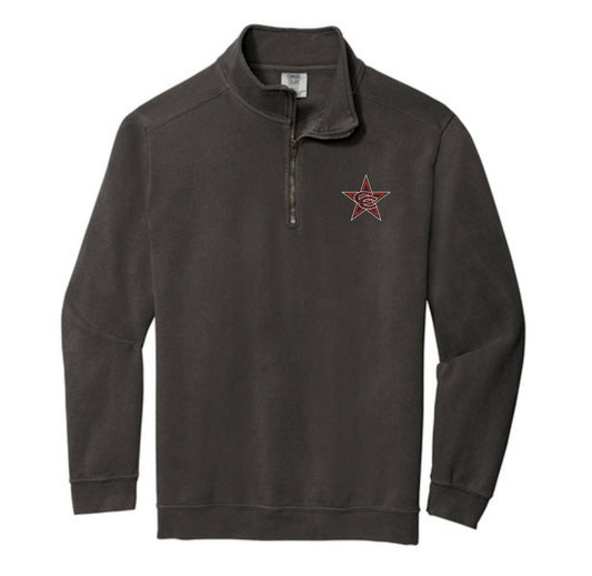 Comfort Colors® Ring Spun 1/4-Zip Sweatshirt w/Coppell Star Logo