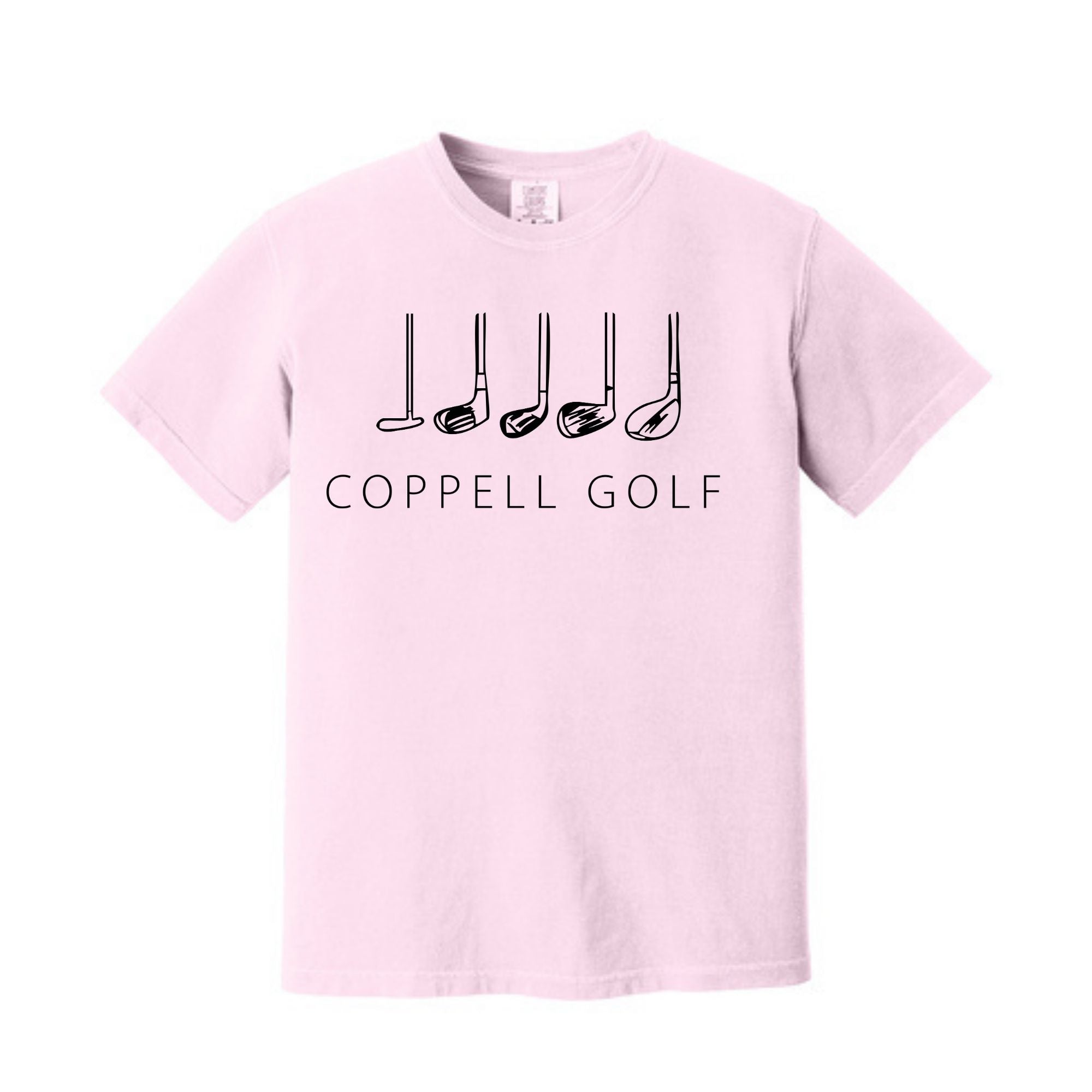 Comfort Colors® Heavyweight Ring Spun Tee - Golf Clubs Short Sleeved