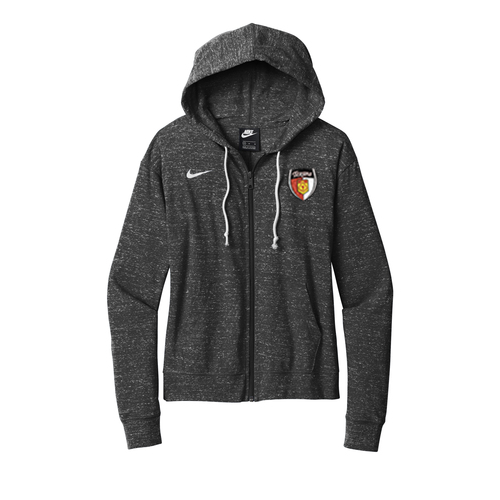 Dallas Texans - Nike Ladies Gym Vintage Full-Zip Hoodie with Texans Logo