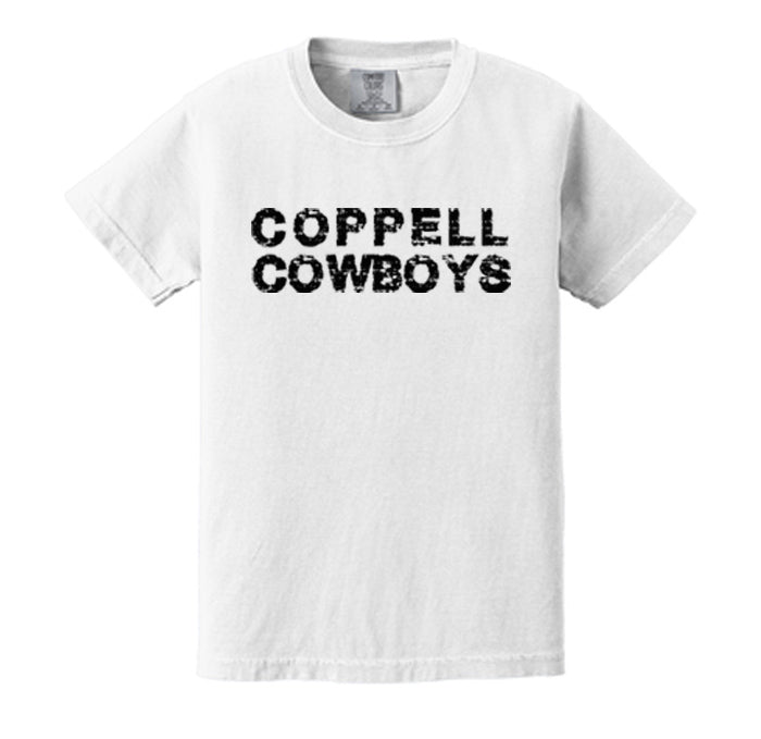 Comfort Colors Youth ® Heavyweight Ring Spun Tee - Distressed Coppell Cowboys