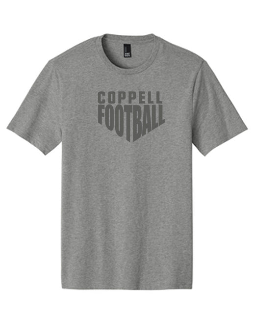 BELLA+CANVAS® Youth Heather CVC Tee - Football V