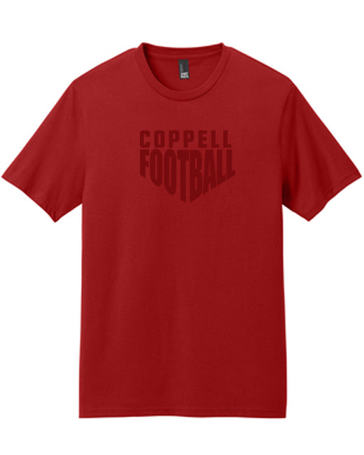 BELLA+CANVAS® Youth Heather CVC Tee - Football V