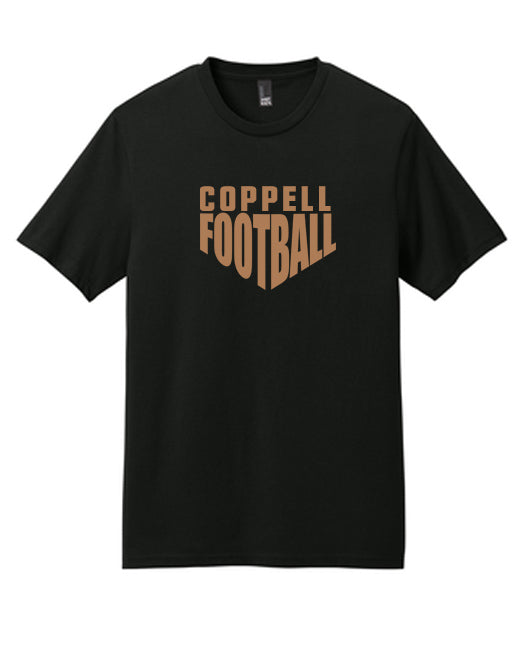 BELLA+CANVAS® Youth Heather CVC Tee - Football V